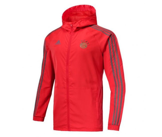 FC Bayern Teamline Rote Jacke 2018-19